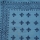 Hellblau mit dunkelblauem Print
