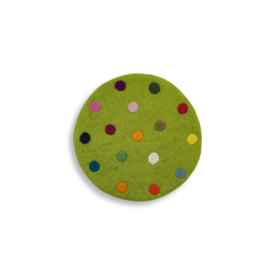 Spotty Untersetzer rund, ca. 20 cm, Grasgrün