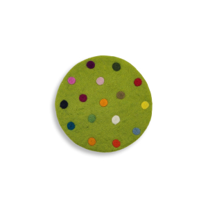 Spotty Untersetzer rund, ca. 20 cm, Grasgrün