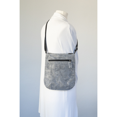 Umhänge-Tasche Pascal S Silber-Grau