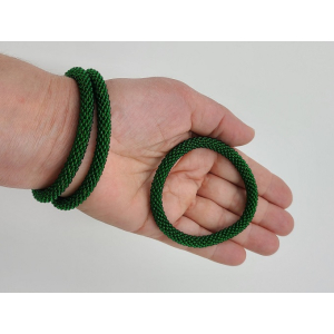 Armband, 3er Set - Moosgrün