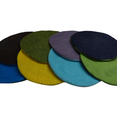 Rundes Sitzkissen aus Filz - Ø ca. 35 cm - verschiedene Farben, 16,90