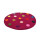 "Spotty" - Filz Untersetzer rund ca. 20 cm - mit bunten Tupfen - Grundfarbe: Pivione