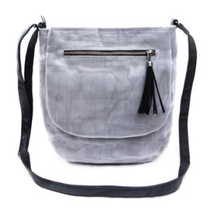 Umhänge-Tasche Away Silber-Grau