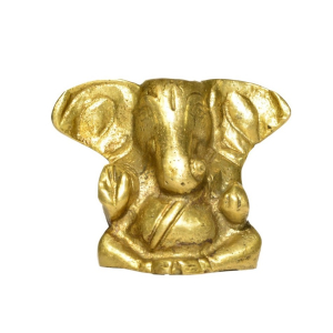 Sitzender Ganesh aus Messing