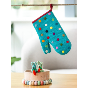 Topfhandschuh aus Filz Spotty rechte Hand - verschiedene...