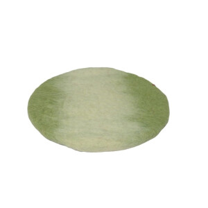 Filz Untersetzer stufig gefärbt rund ca. 20 cm - Grasgrün