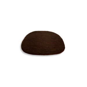 Sitzkissen aus Filz Trapez ca. 40 cm x 35 cm - Schokolade