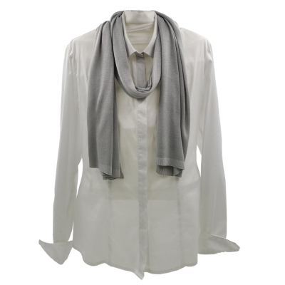 Viskose (Bambus) Schal - Silbergrau