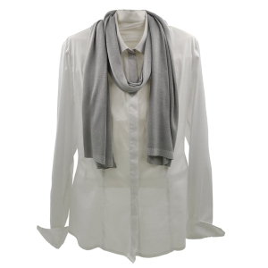 Viskose (Bambus) Schal - Silbergrau