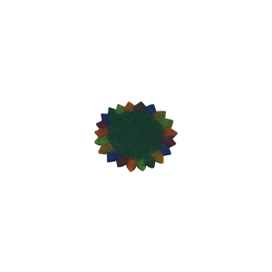 Filz Glas-Untersetzer Sonne rund Ø  ca. 9 cm Dunkelgrün