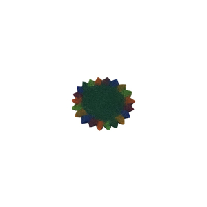 "Sun" Felt Coaster, Dark Green