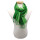 Schal mit farbigem Verlauf 70% Wolle / 30% Seide - ca. 180*50 cm Grün