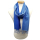 Schal mit farbigem Verlauf 70% Wolle / 30% Seide - ca. 180*50 cm Royalblau