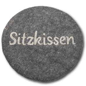 Filzkissen rund Ø 35 cm "Sitzkissen" -...