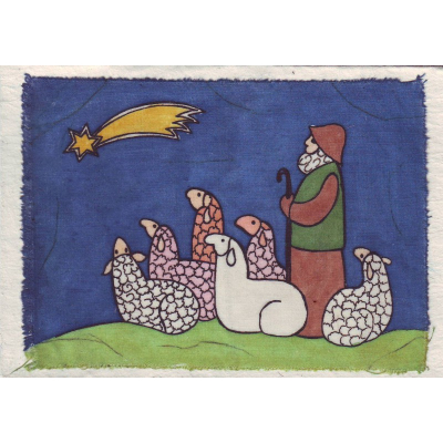 Grußkarte Schäfer