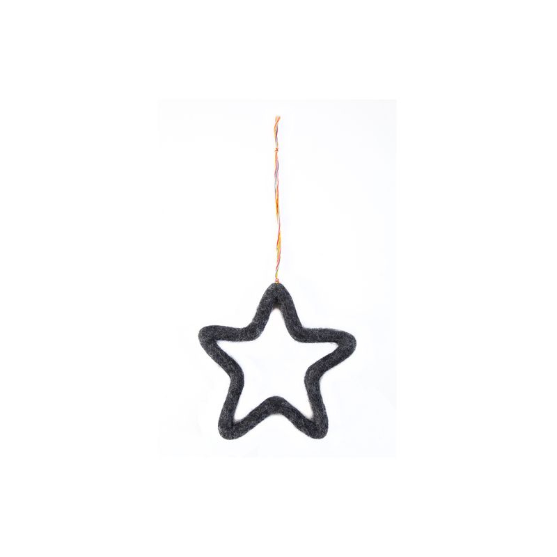 Stern klein Draht mit Filz - verschiedene Farben, 5,95 €