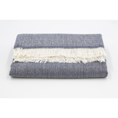 Yoga- und Reisedecke "Diamant", dunkles Blau