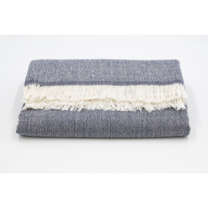 Yoga- und Reisedecke "Diamant", dunkles Blau