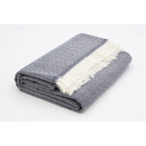 Yoga- und Reisedecke "Diamant", dunkles Blau