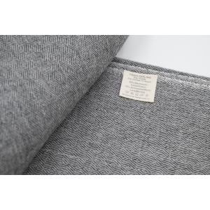 Yoga- und Reisedecke "Diamant", Grau