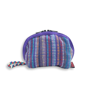 Pocket-Täschchen 8 * 7 cm - blau-violet Töne