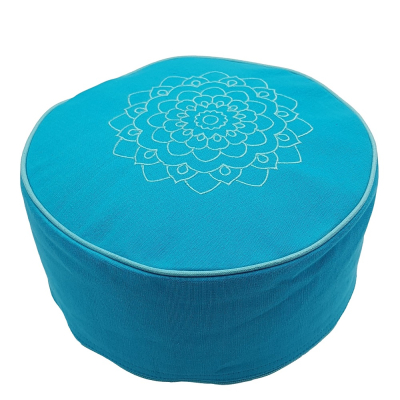 Yoga Meditationskissen Bio (ca. Ø 30 cm / 15 cm hoch) - Mint