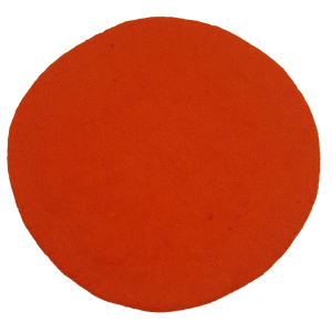 Rundes Sitzkissen aus Filz - Ø ca. 35 cm - Orange