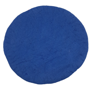 Rundes Sitzkissen aus Filz - Ø ca. 35 cm - Helles Blau
