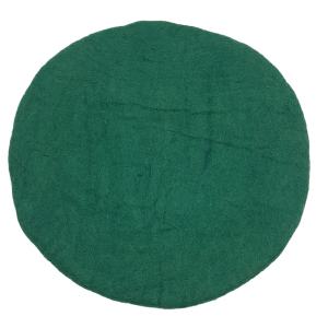 Rundes Sitzkissen aus Filz - Ø ca. 35 cm - Dunkles...