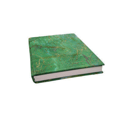 Notizbuch A6, grüner Umschlag (hard cover)