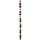 Filz Hänger - Dicke Kugeln Rot/Weiß/Grün - Länge ca. 150 cm