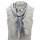 Shibori Batik Schal, Grau