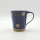 Kaffeepot mit Punkten, hellblau