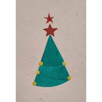 Grußkarte Weihnachtsbaum 1