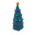 Weihnachtsbaum (Filz mit Ständer), Petrol