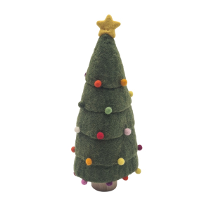 Weihnachtsbaum (Filz mit Ständer), Grün