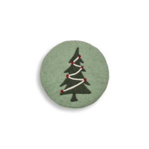 Untersetzer Weihnachtsbaum, Hellgrün