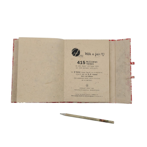 Notizbuch A5 mit Stift-Verschluss