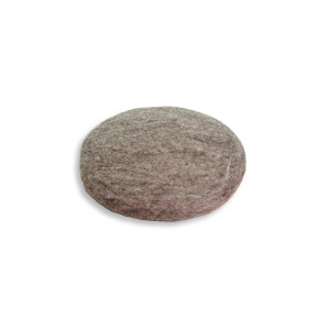 Filz Sitzkissen, Ø ca 35cm, gefüllt - Grau/Beige