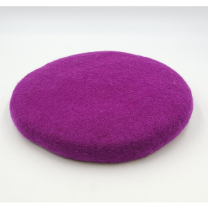 Filz Sitzkissen, Ø ca 35cm, gefüllt - Purple