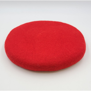 Filz Sitzkissen, Ø ca 35cm, gefüllt - Rot