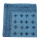 Nicki Tuch, Hellblau mit dunkelblauem Print