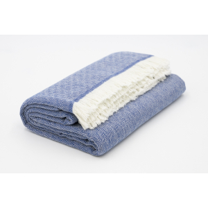 Yoga- und Reisedecke "Diamant", Royalblau