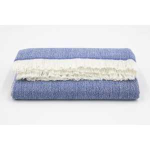 Yoga- und Reisedecke "Diamant", Royalblau