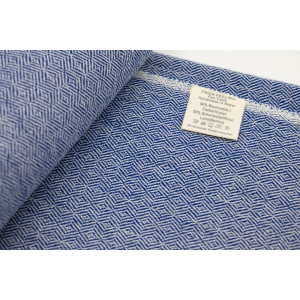 Yoga- und Reisedecke "Diamant", Royalblau