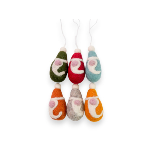 Filz Deko: Hänger Kleine Gnome (6er Set)