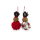Filz Deko: Hänger Rudi PomPom (2er Set)