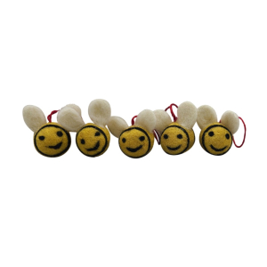 Filz Deko: Biene (5er Set)