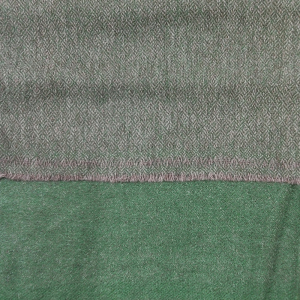 Schal aus Yakwolle (ca. 40 * 180 cm) natur/grün